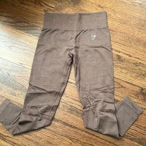 Brown gym, shark leggings, size medium